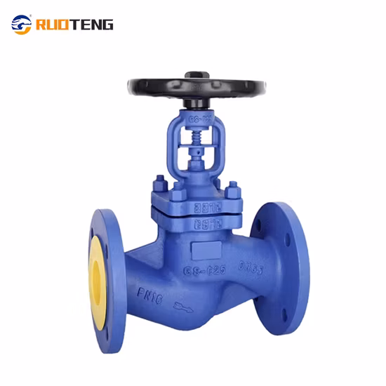 WJ41H-150LB DIN standard bellows globe valve CS-C25